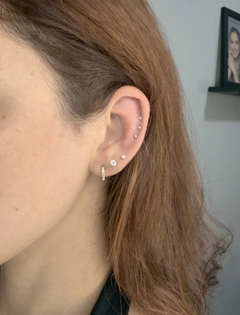 Orelha finalizada com projeto auricular completo